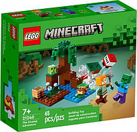 Конструктор Lego Minecraft Приключения на болоте, 65 деталей 21240