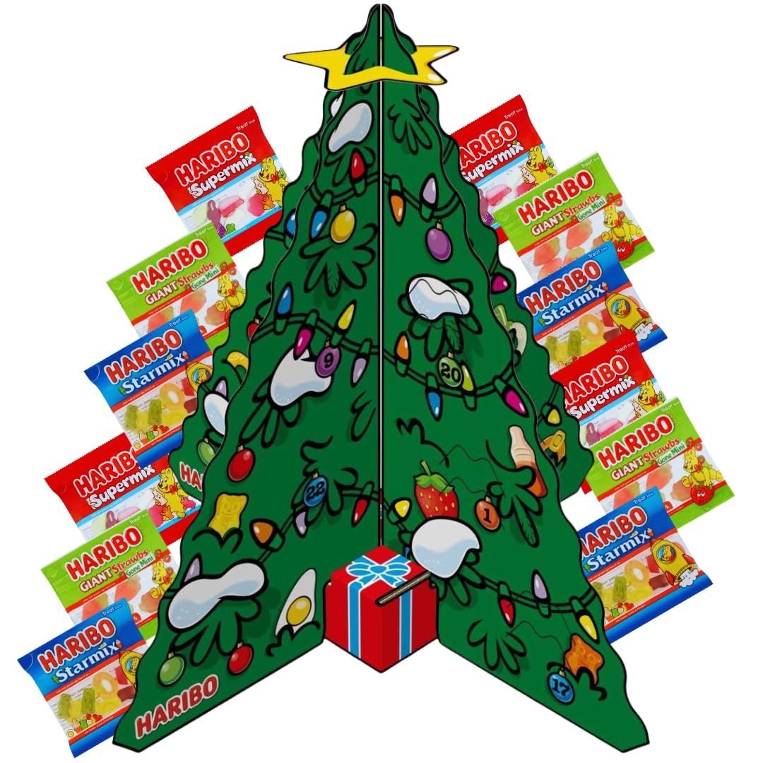 Haribo Advent-Tree Адвент календар ялинка 3D з желейними цукерочками ...