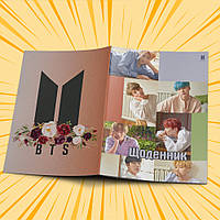 Щоденник шкільний м'яка обкладинка BTS