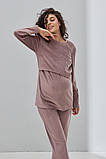 Домашній костюм для вагітних та годування HYGGE фрезовий, фото 4