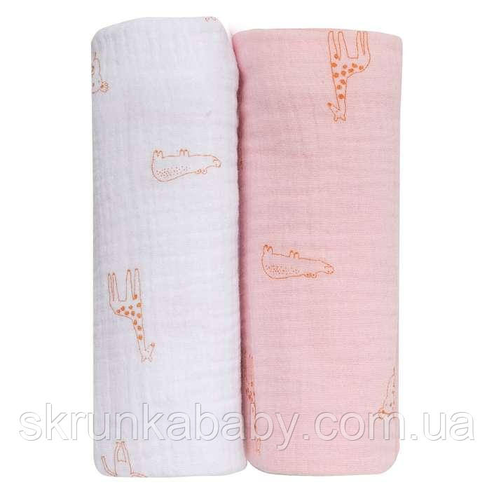 Рушники Bubaba by FreeON 2/1 PINK & WHITE 70х70 см