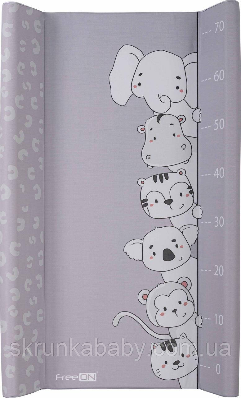 Килимок для пеленання FreeON Animals з укріпленим дном 50x80x10 см, фото 1