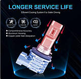 MINI LED лампа H11 (h8 h9 h16) з обманкою , ВУЗЬКИЙ ДІОД, ПРАВИЛЬНИЙ ПУЧОК СВІТЛА, 1шт, фото 4