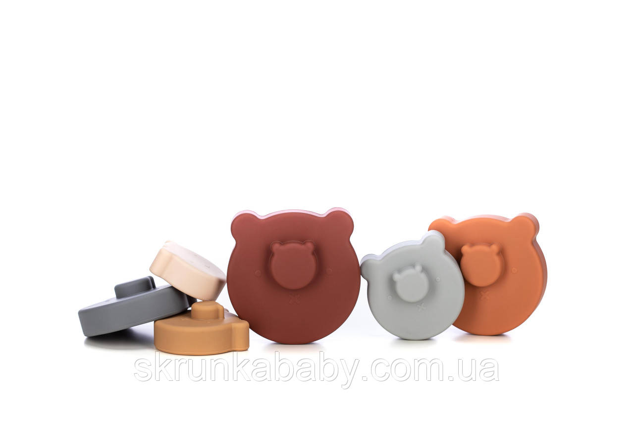 Силіконовий сортер FreeON Вежа ведмідь, фото 1