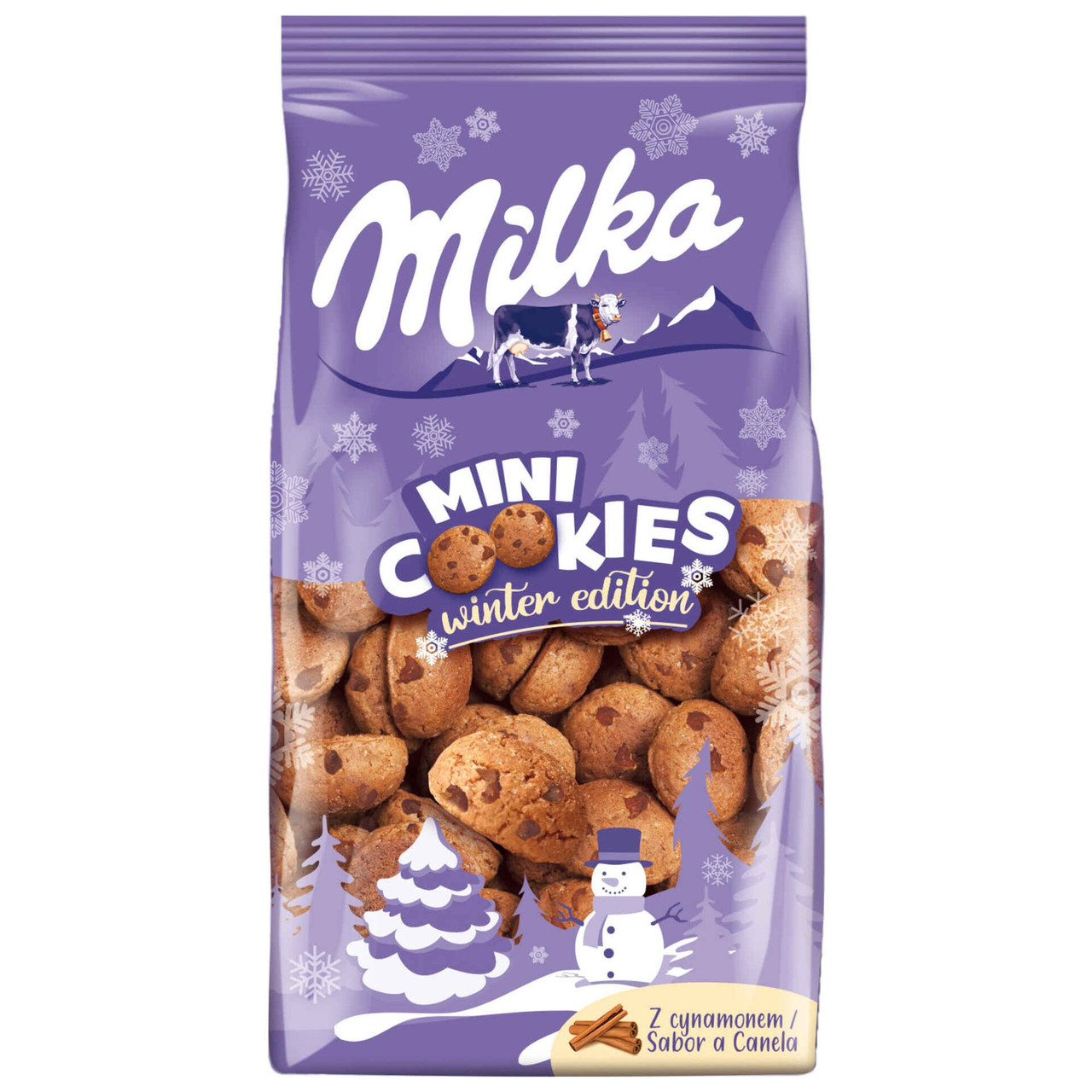 Печиво Milka Mini Cookies Winter Edition 250 g, фото 1