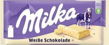 Шоколад білий Milka  100г.