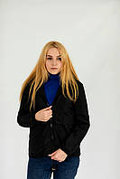 Жіноча вітровка на синтепоні осінь -весна 44чорна