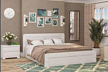 Ліжко з підйомним механізмом Тоскана Люкс, ліжко двоспальне з нішею для зберігання ліжко з натурального дерева