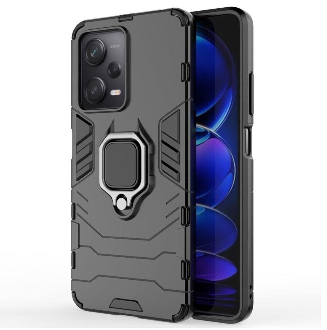 Чохол бампер Primolux Ring Armor для Xiaomi Redmi Note 12 Pro 5G - Black