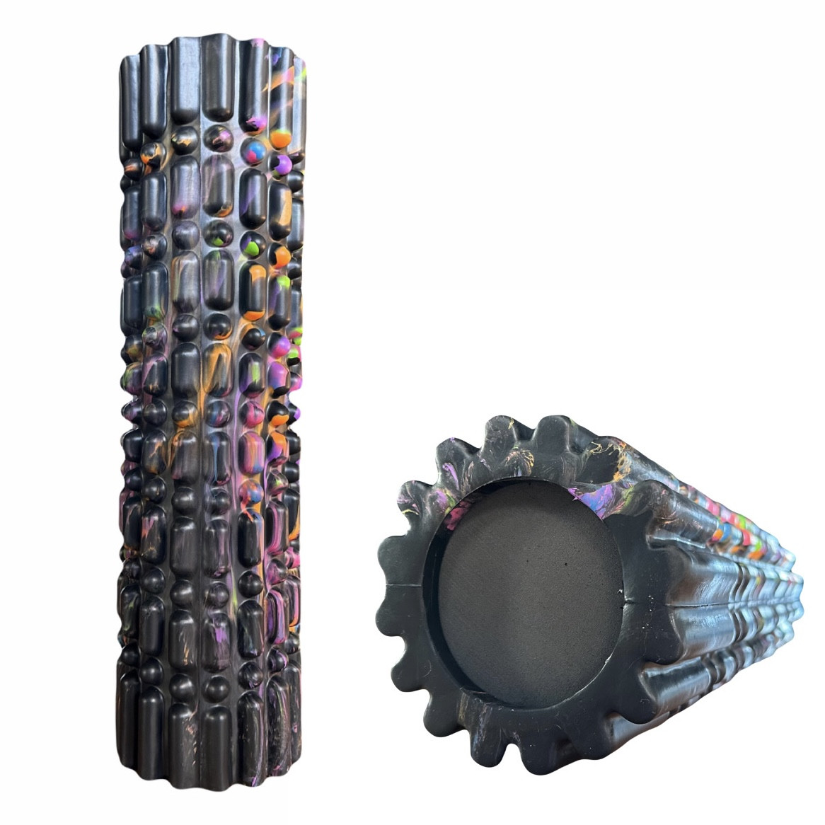 Ролик-роллер масажний Grid Combi Yoga Roller 12х45 см для йоги, фітнесу, масажу (MS3341-2), фото 1