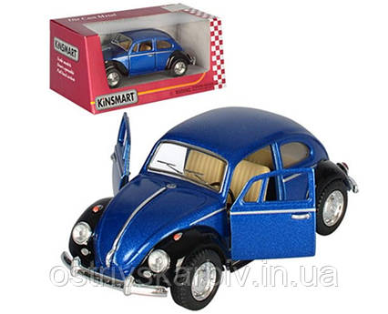 Машинка Volkswagen Classical Beetle іграшкова металева, KT5057WE, для дітей від 3 років, Пакунок мала