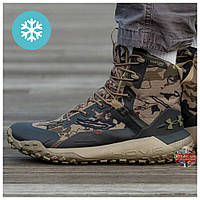 Мужские еврозимние ботинки Under Armour Hovr Dawn UA WP Boots Camo, камуфляжные кроссовки андер армор ховр