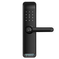 Умный дверной биометрический замок SEVEN LOCK SL-7767BF black