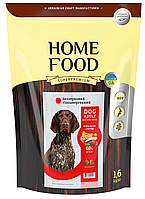 Беззерновой гипоаллергенный корм для средних и крупных пород собак Home Food с уткой и нутом 1,6кг