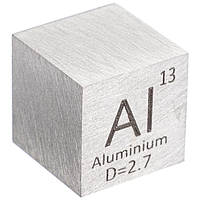 Алюмінієвий куб 10х10х10мм. Алюмінієві кубики 99.99%. Кубик із алюмінію RESTEQ