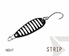 Форелева блесна Spoon Delphin STRIP 2g NIGHT