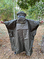Антитепловизор накидка пончо защита от тепловизоров, плащ костюм от тепловизора дождевик пончо олива