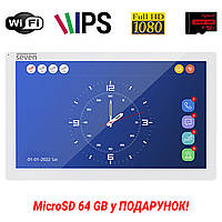 IP-видеодомофон 10 дюймов с Wi-Fi SEVEN DP-7517FHDW - IPS white