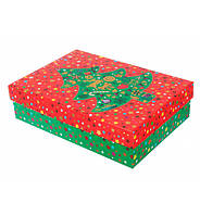 Новогодняя подарочная коробка "Ёлочка", 32,5*23,5*8,5 см