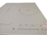 Варильна індукційна поверхня Біла Три конфорки Booster Зона об'єднання 45 см Luxor RI 446WH, фото 2