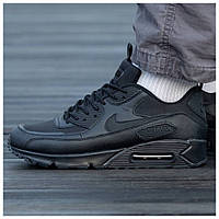 Чоловічі кросівки Nike Air Max 90 Surplus Cordura Black, чорні шкіряні кросівки найк аір макс 90 аїр
