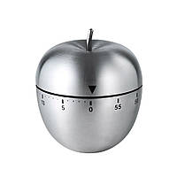 Кухонний таймер механічний з нержавіючої сталі Semi, 7.5*6.2 см, Apple