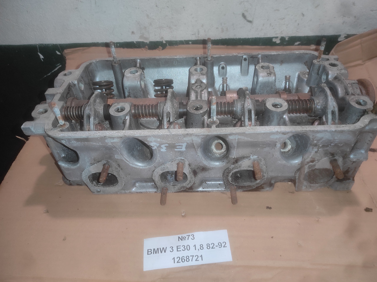 №74 Головка блока циліндрів1268721 (ГБЦ) для Bmw 3 E30 1,8 82-92