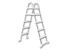 Сходи сталеві DE LUXE з майданчиком для каркасних басейнів Azuro 120 см