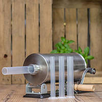 Ковбасний шприц Browin 4 кг — ручний горизонтальний, з нержавіючої сталі, 4 насадки Ø17–29 мм (311004)