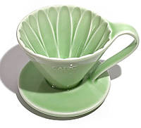 Пуровер Cafec Arita Зеленый Ware Flower Dripper Cup4 Green