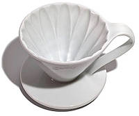 Пуровер Cafec Arita белый Ware Flower Dripper Cup4 White