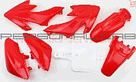 Пластик Питбайк (комплект) (7 шт) Красный Honda CRF50 JPX
