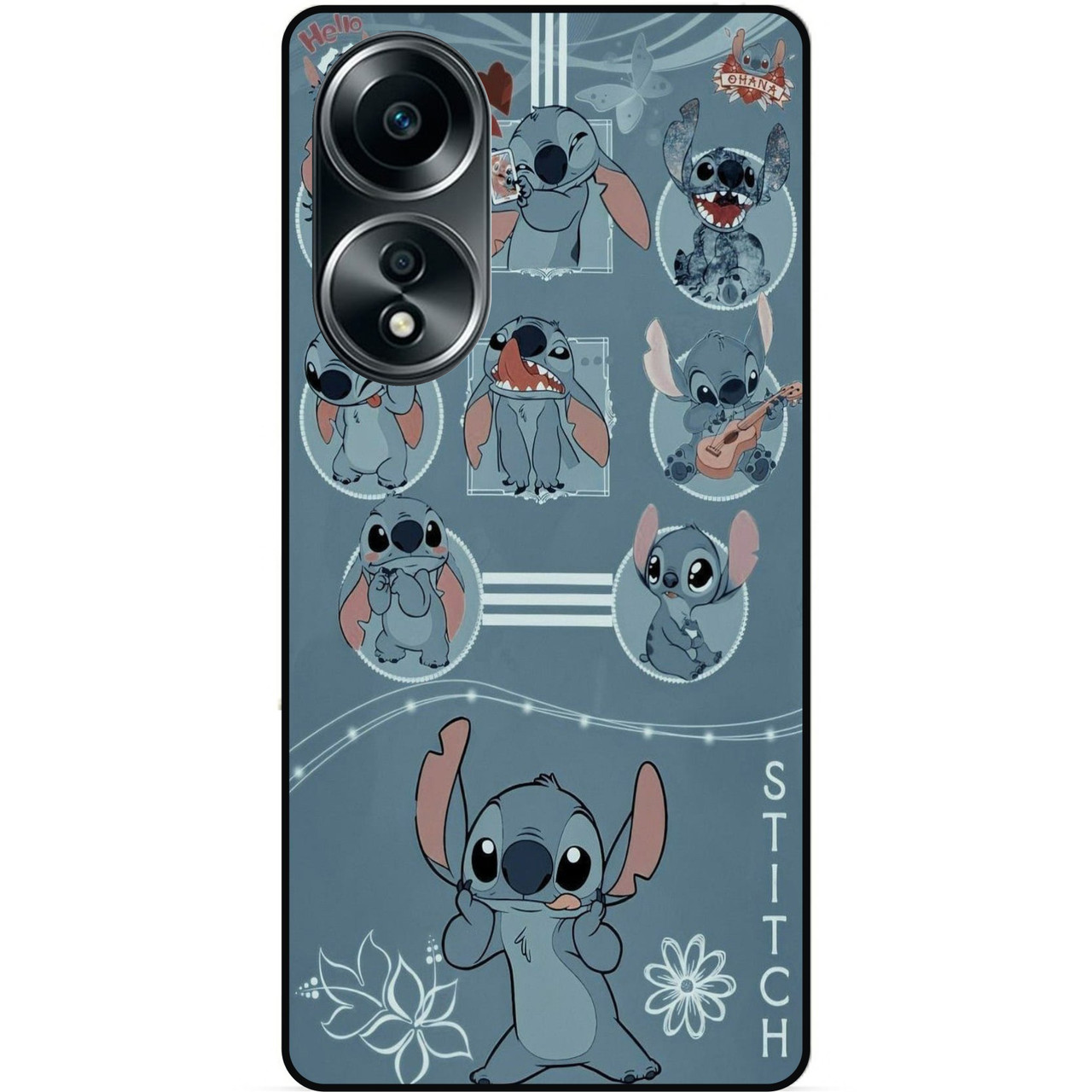 Силіконовий бампер чохол для Oppo A58 з картинкою Стіч Stitch