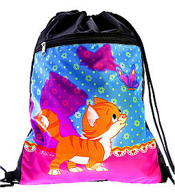 Сумка для змінного взуття Кошеня і метелик 1-7838