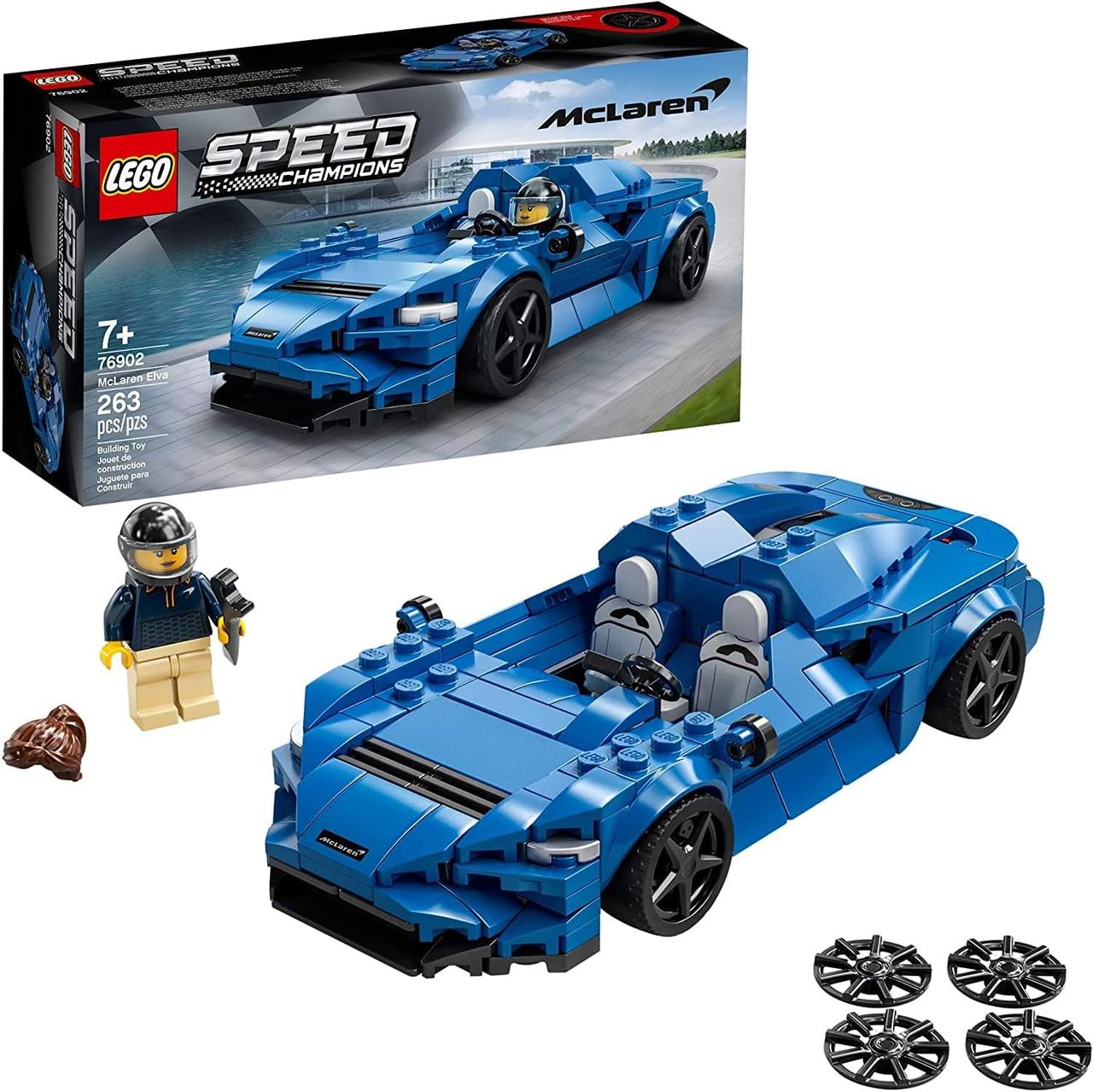Конструктор Лего Чемпіони швидкості Мак Ларен Елва Lego Speed Champions McLaren Elva 76902