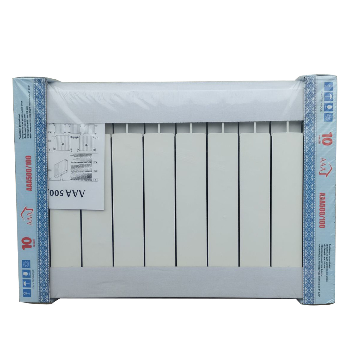 Біметалічний радіатор AAA Extreme 500*96 (17 кг), фото 1