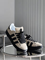 Жіночі кросівки Adidas Campus 00S Grey/Black (сірі з чорним) стильні кеди AS036