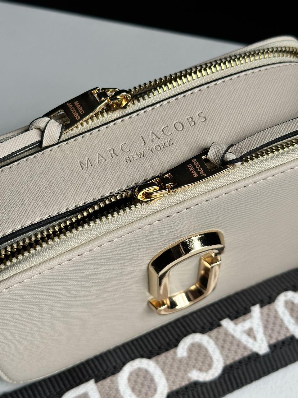Женская стильная сумка Марк Джейкобс бежевая Marc Jacobs The Snapshot Beige - фото 5 - id-p2014177988