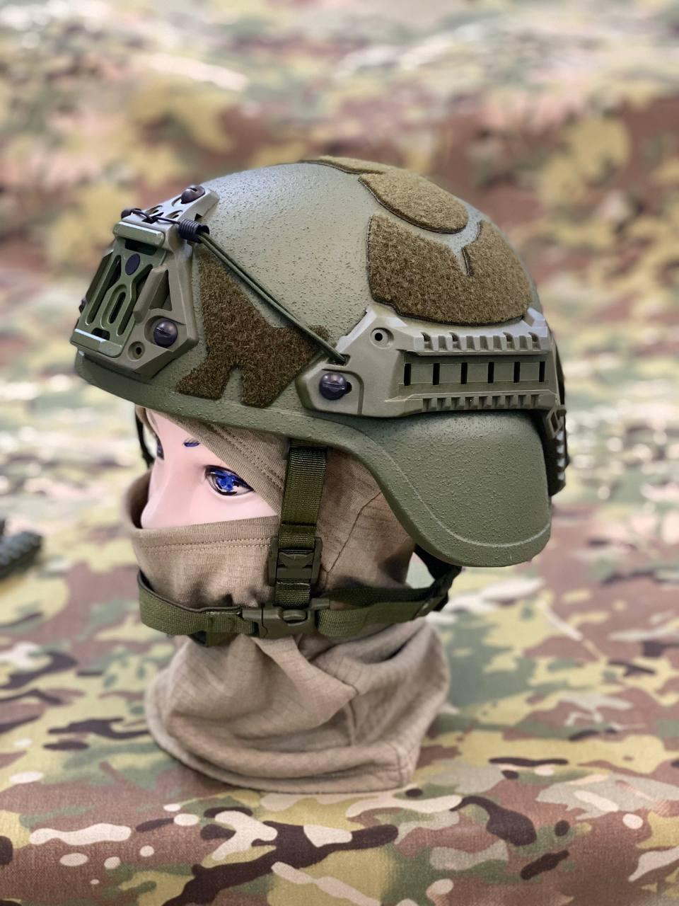 Кевларовый военный тактический шлем НАТО Sestan Busch BK-ACH helmet 3A класса защиты каска армейская - фото 2 - id-p2014182977