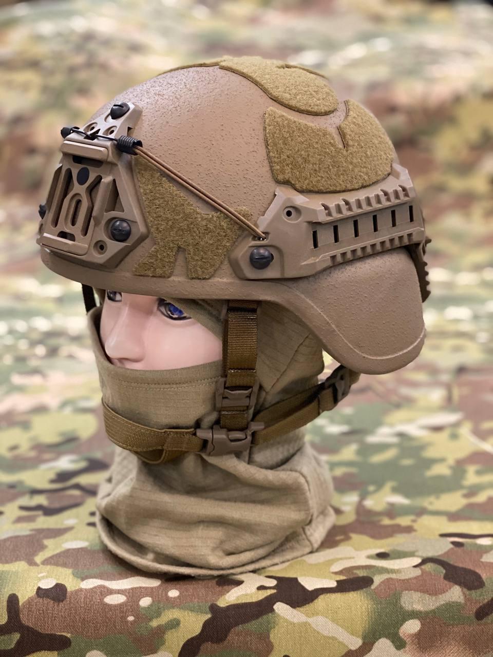 Кевларовый военный тактический шлем НАТО Sestan Busch BK-ACH helmet 3A класса защиты каска армейская - фото 3 - id-p2014182977