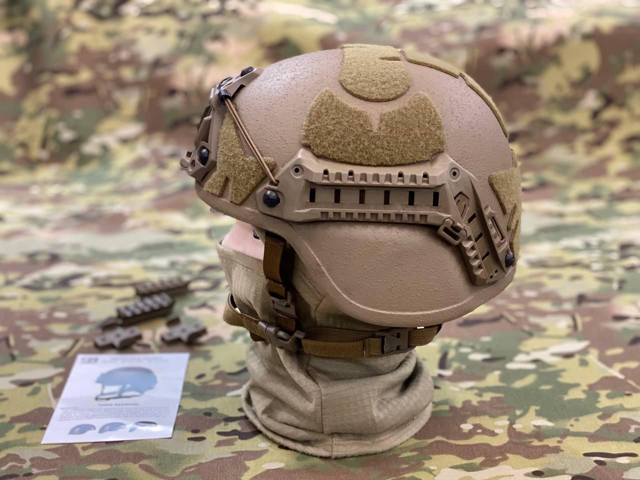 Кевларовый военный тактический шлем НАТО Sestan Busch BK-ACH helmet 3A класса защиты каска армейская - фото 8 - id-p2014182977