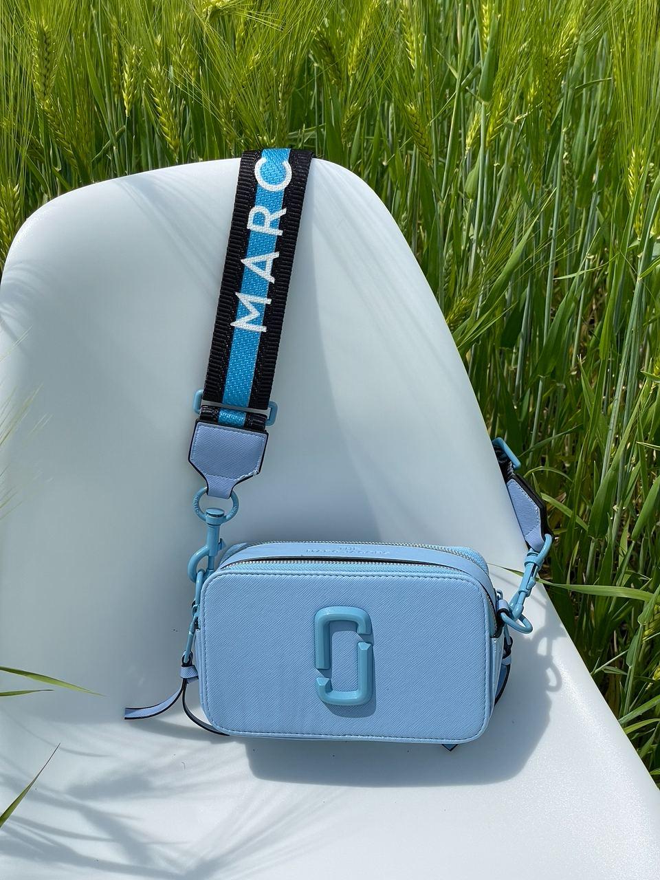 Женская стильная сумка Марк Джейкобс синяя Marc Jacobs The Snapshot Blue - фото 3 - id-p2014177998