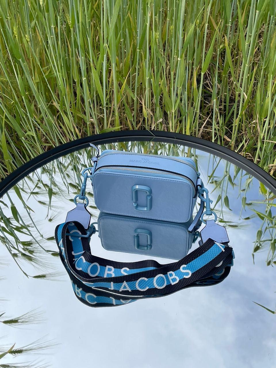 Женская стильная сумка Марк Джейкобс синяя Marc Jacobs The Snapshot Blue - фото 9 - id-p2014177998