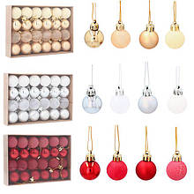 Новорічні прикраси BAI 3см Chomik Gdow