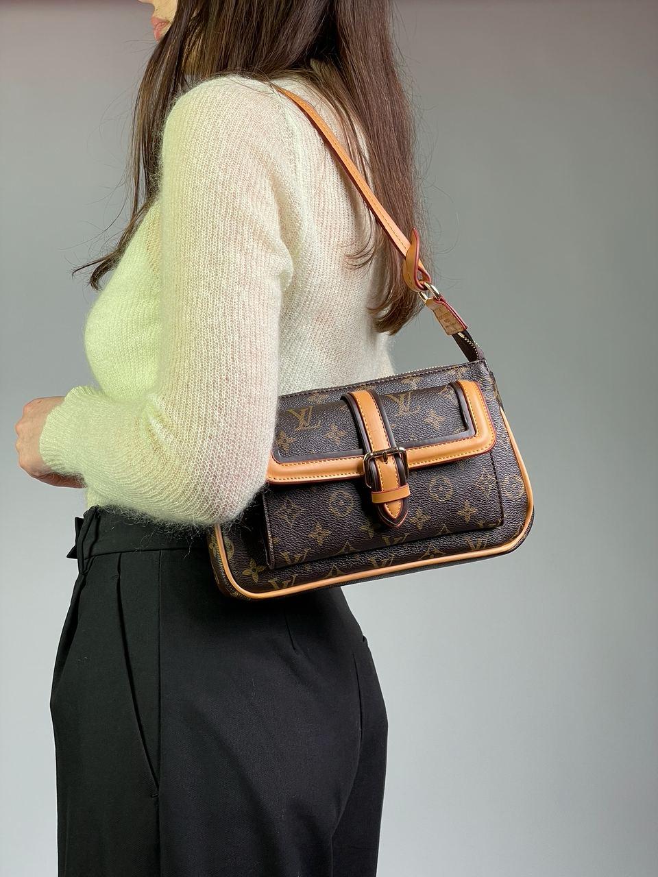 Женская стильная сумка Луи Виттон коричневая Louis Vuitton Diane Brown/Camel - фото 2 - id-p2014178025
