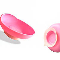 Миска для приймання їжі Shengtong STSE-018 Pink для людей з інвалідністю з утримувальною гумовою 11 шт., фото 3