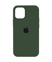 Силиконовый чехол с закрытым низом Apple iPhone 14 PRO Silicon Case #64 Forest Green
