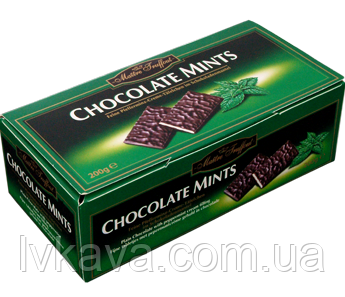 Чорний шоколад Chocolade Mints Maitre Truffout , 200 гр, фото 2