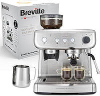 Кофеварка для приготовления эспрессо, латте и капучино / Кавоварка Breville Barista Max 1600 Вт 15 бар