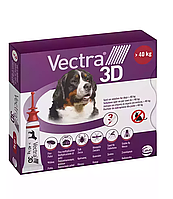 Vectra 3D (Вектра 3D) для собак вагою 40 - 65 кг (1 піпетка 8 мл) Ceva Франція (термін до 11.2023)